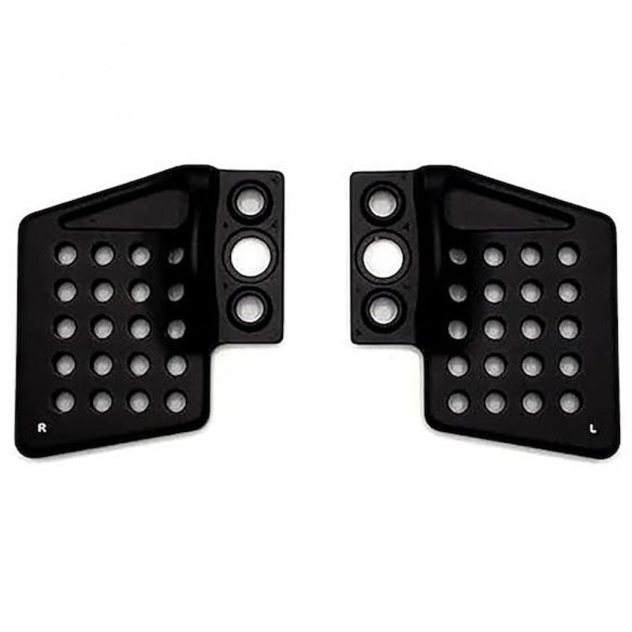 Vision Einstellplatten für Armauflagen Set Schwarz - präzise Einstellung der Auflagenposition