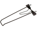 racktime Federklappe CLAMP IT schwarz für Fahrradgepäckträger, 10mm Clip, 70mm Breite.