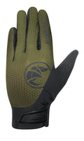 CHIBA BioXCell Touring - Radhandschuhe L olive mit Gelpolster & Touchfunktion