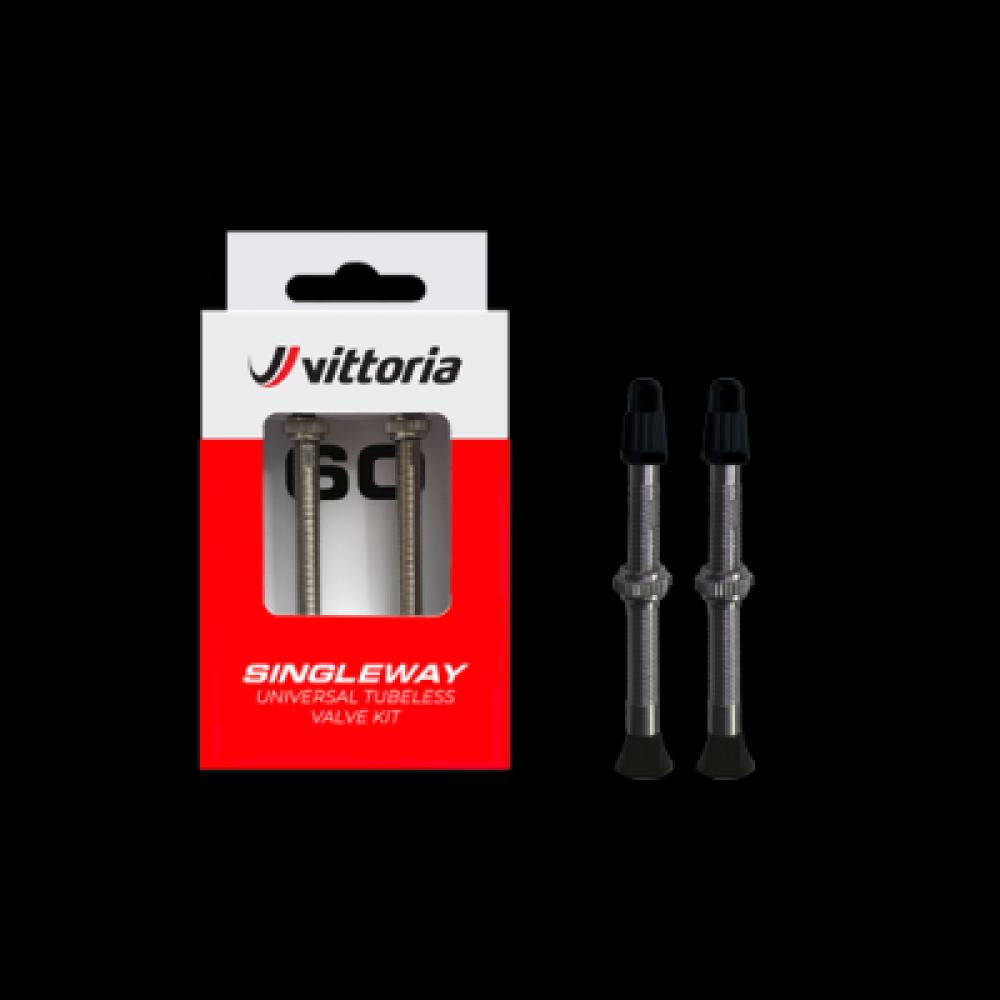 Vittoria SINGLEWAY TUBELESS VENTIL MESSING 60mm - zuverlässiges Tubeless-Setup