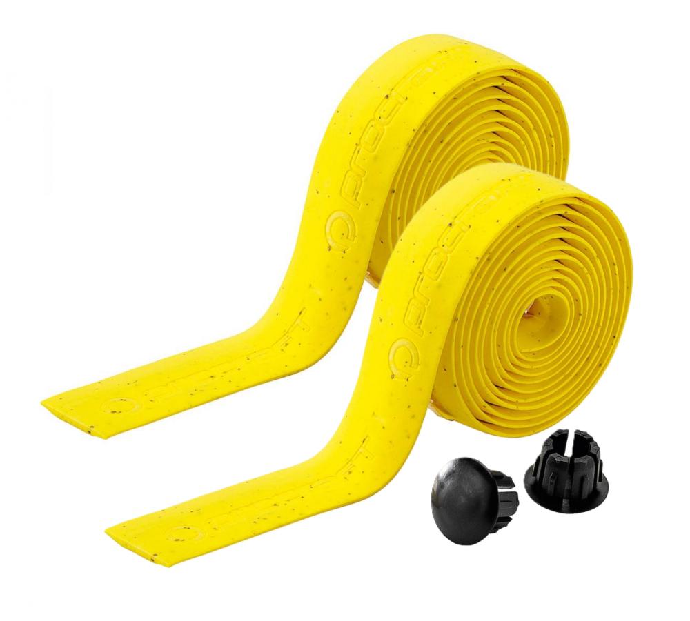Kork-lenkerband Gelb - Komfortables, Uv-resistentes Fahrradband Aus Kork-mischung