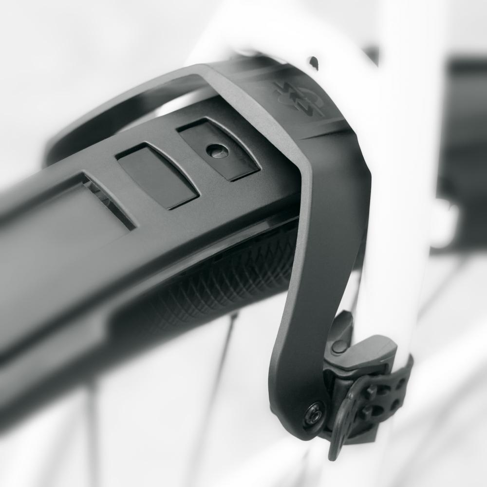 SKS VELOFLEXX 65 Schutzblech vorne, Kunststoff, werkzeugfreie Montage an Fahrradgabel. Ideal für MTB, Citybike.