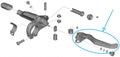 SHIMANO CUES Bremshebel-Hebeleinheit Y2R09804T - für BL-U8000