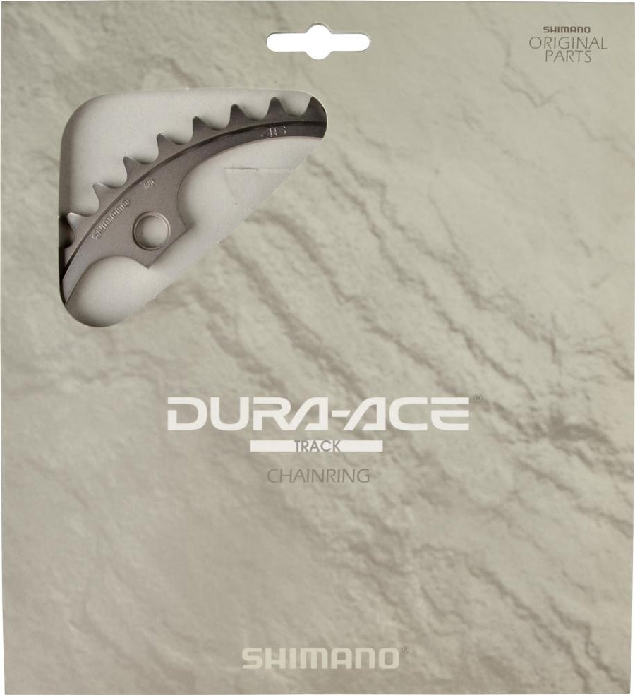 SHIMANO Kettenblatt DURA-ACE FC-7710/FC-7600 46 Zähne - präziser Antrieb für Bahn und Singlespeed