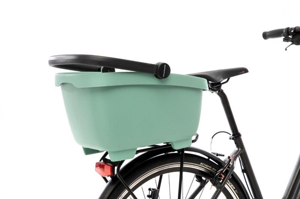 New Looxs Fahrradkorb Clipper Racktime 2.0 Green Green - praktische Gepäckträgerlösung