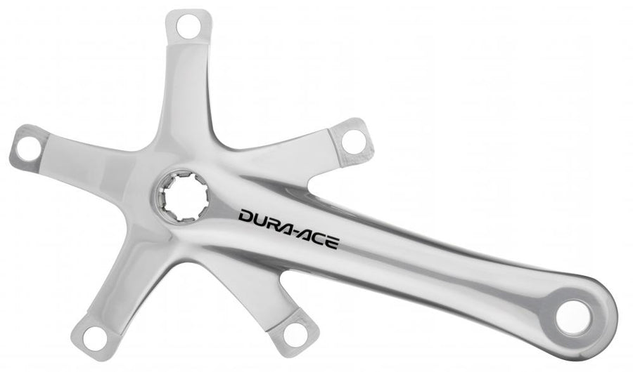 SHIMANO Kurbelgarnitur DURA-ACE TRACK FC-7710 172,5 Silber - maximale Bahn-Performance