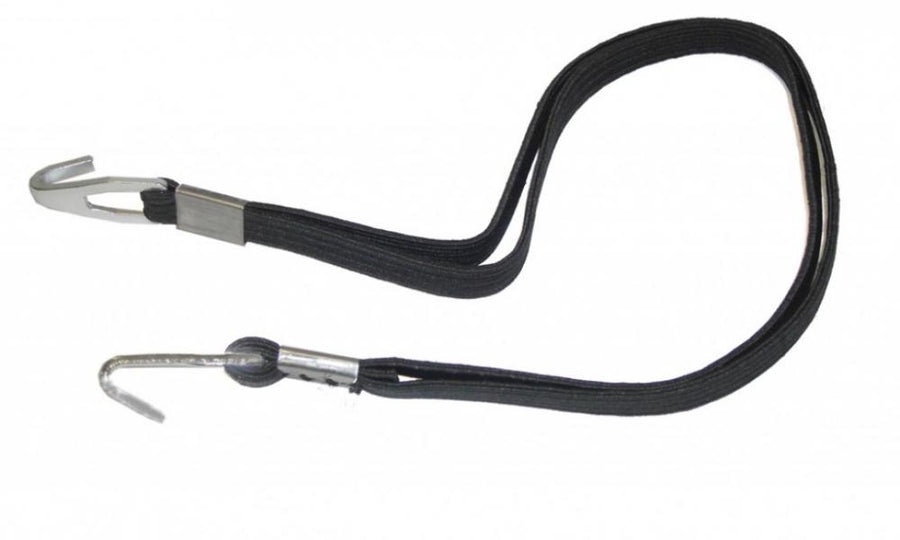 XLC Spanngurt RP-X01 580 mm schwarz - elastischer Gepäckgurt für Sattelstütz-Gepäckträger, robust & reißfest, mit stabilen Haken zur sicheren Befestigung