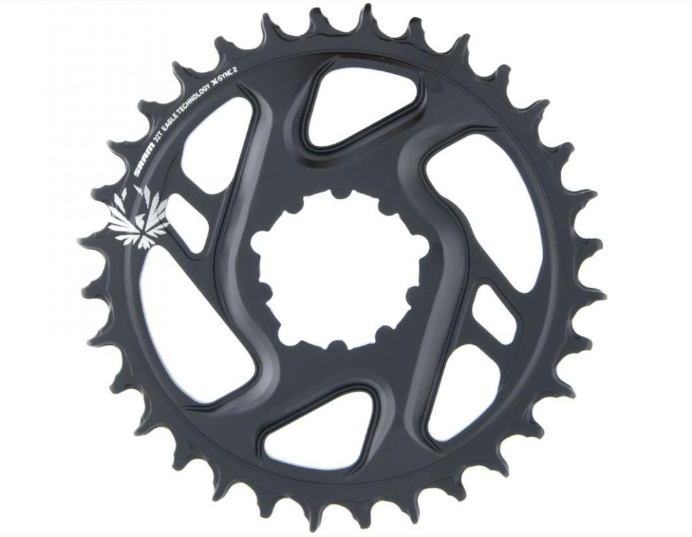 SRAM Kettenblatt X-Sync Eagle CF/Stahl 32T / 6 mm / Aluminium - 6 mm