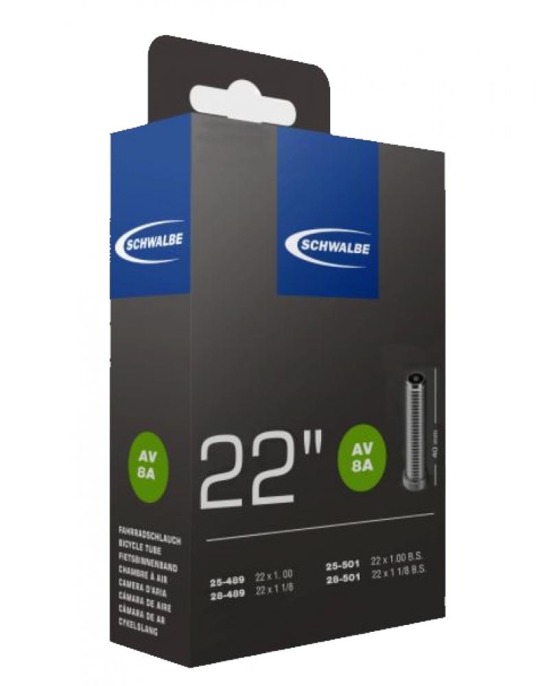 Schwalbe Schlauch AV8A 22x1.00-1.25" 25/28-489/501 AV 40mm"