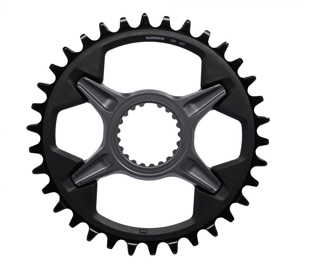Shimano SLX MTB Kettenblatt 34 Zähne 12-fach FC-M7100/7120/7130, schwarz.