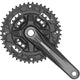 SHIMANO Kurbelgarnitur FC-M210-3 175 mm 44-32-22 Zähne - zuverlässiger 3-fach Antrieb