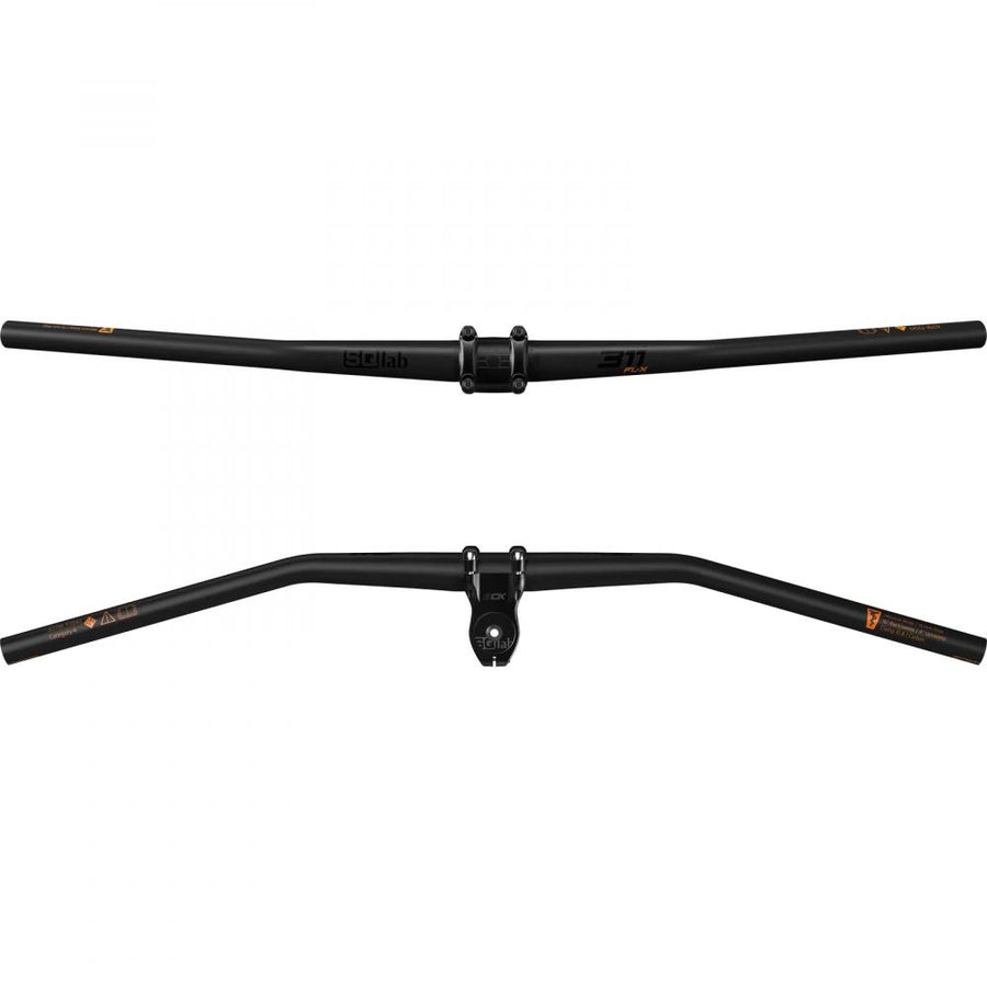 FL-X 31.8 mm SQlab Lenker 311 FL-X Carbon 16° low Ø 31 - 8 mm 740 mm Rise 15 mm schwarz