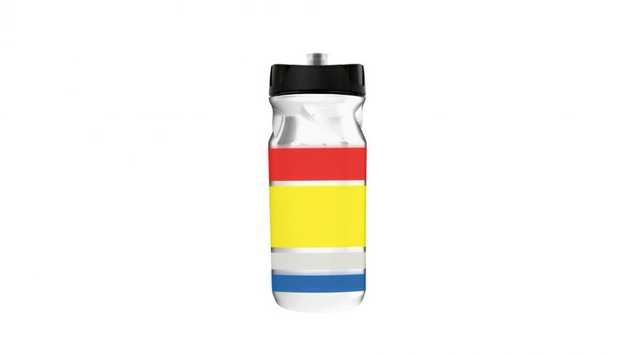 Look Pro Team Trinkflasche 650 ml, transparent, BPA-frei, ergonomisches Design, hoher Flüssigkeitsdurchfluss, breiter Flaschenhals