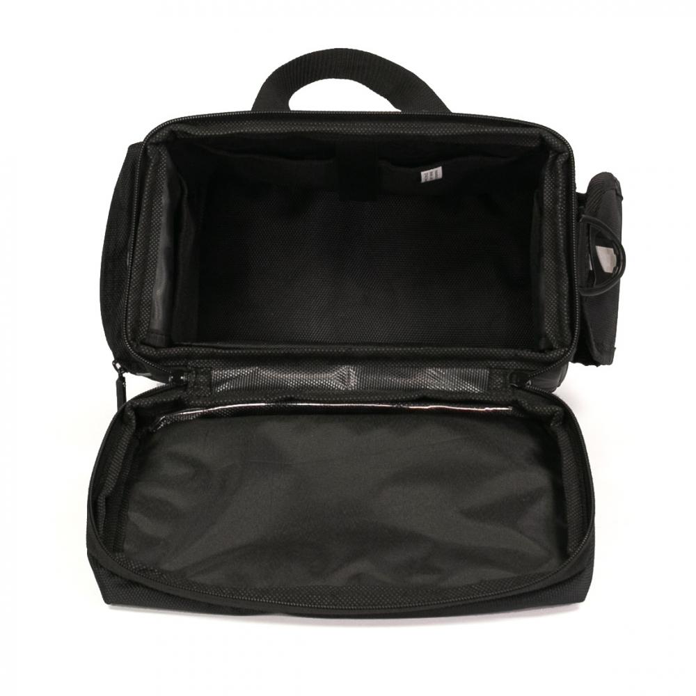 Haberland Lenkertasche 8l Max schwarz - geräumige Lenkertasche für Alltag und Tour