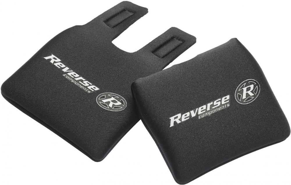Reverse Pedal Pocket Set Reißfester dicker Neopren 100x120mm mit Klettverschluss schwarz