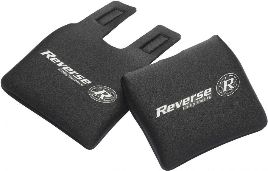 Reverse Pedal Pocket Set Reißfester dicker Neopren 100x120mm mit Klettverschluss schwarz