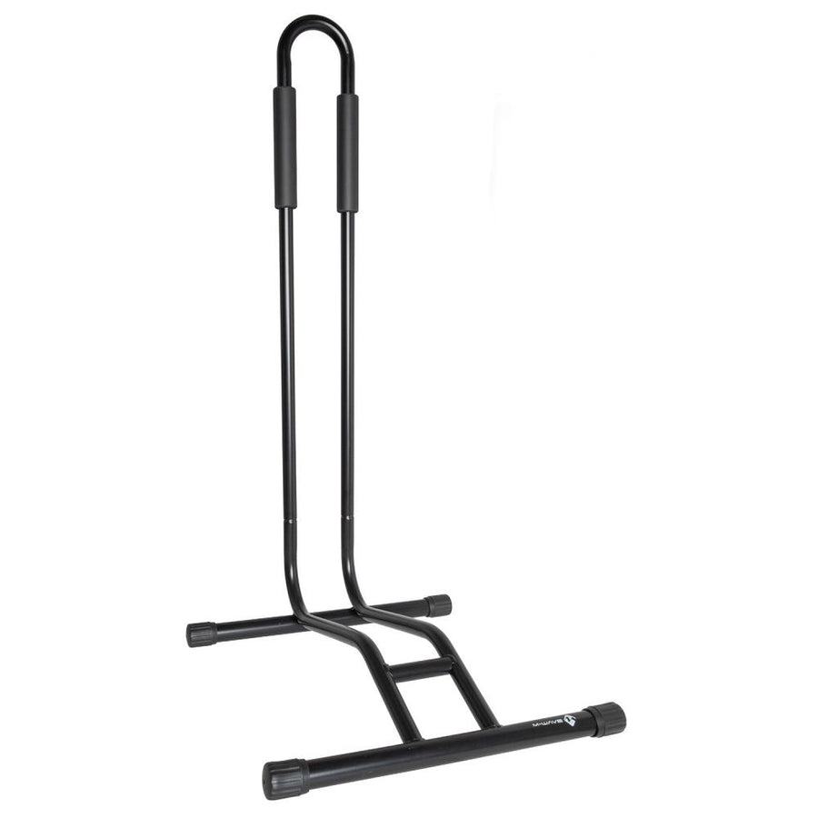 M-Wave EASYSTAND Ausstellungsständer schwarz, stabiler Fahrradständer für Bodenaufstellung und Präsentation.