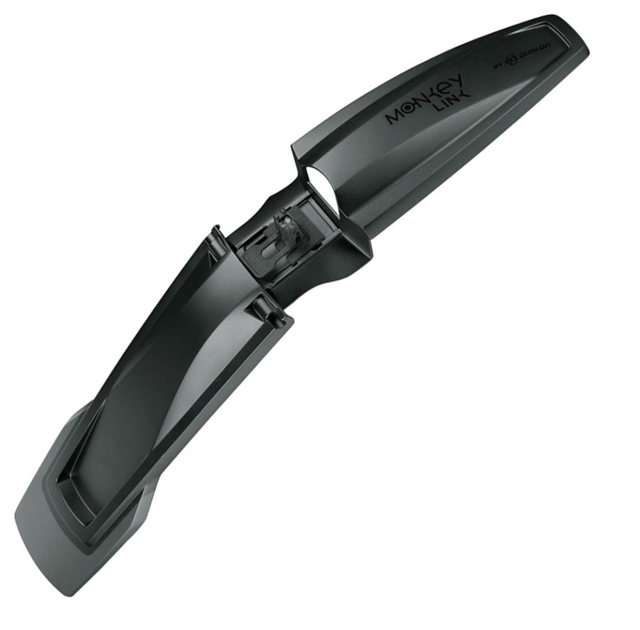 MonkeyLink MTB Vorderrad-Schutzblech 26-29\", magnetische Halterung, verstellbarer Spoiler, 616 mm Länge, für Reifen bis 3.0\" Breite