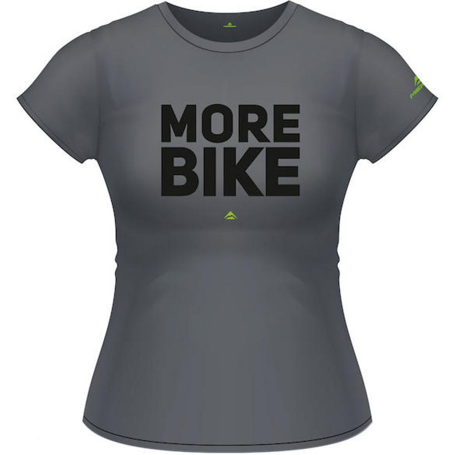 Merida T-Shirt MORE BIKE Edition Damen M Grau - komfortables Bike-Lifestyle Shirt