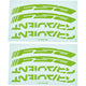 FSA Decals für Gradient Wider LRS 29" Grün - stylische Felgenaufkleber für dein Laufrad