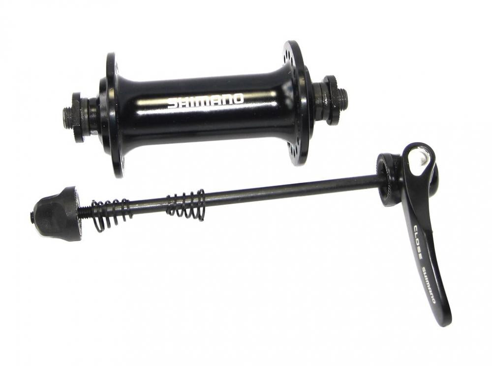 SHIMANO Vorderradnabe HB-RS400 36 Loch 100 mm schwarz - Zuverlässige Nabe für Felgenbremse