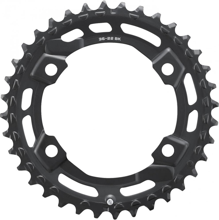 SHIMANO Kettenblatt CUES FC-U6000-2 36Z-BK - präziser Antrieb für moderne Bikes