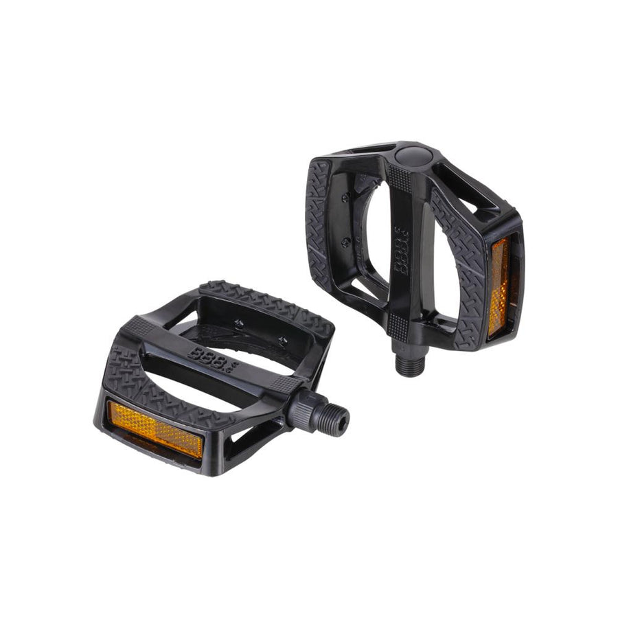 BBB Cycling BBB Pedale ErgoRide schwarz One Size schwarz - sicherer Grip für City & Alltag