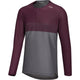 IXS Sports Division iXS Flow XTG Long Sleeve Henley M Graphite/Raisin - atmungsaktives Bike-Langarmshirt