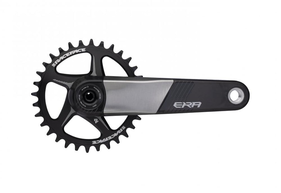 Race Face Era Carbon Kurbel, 160mm, 30mm, schwarz - High-End Carbon-Kurbel für anspruchsvolle Biker