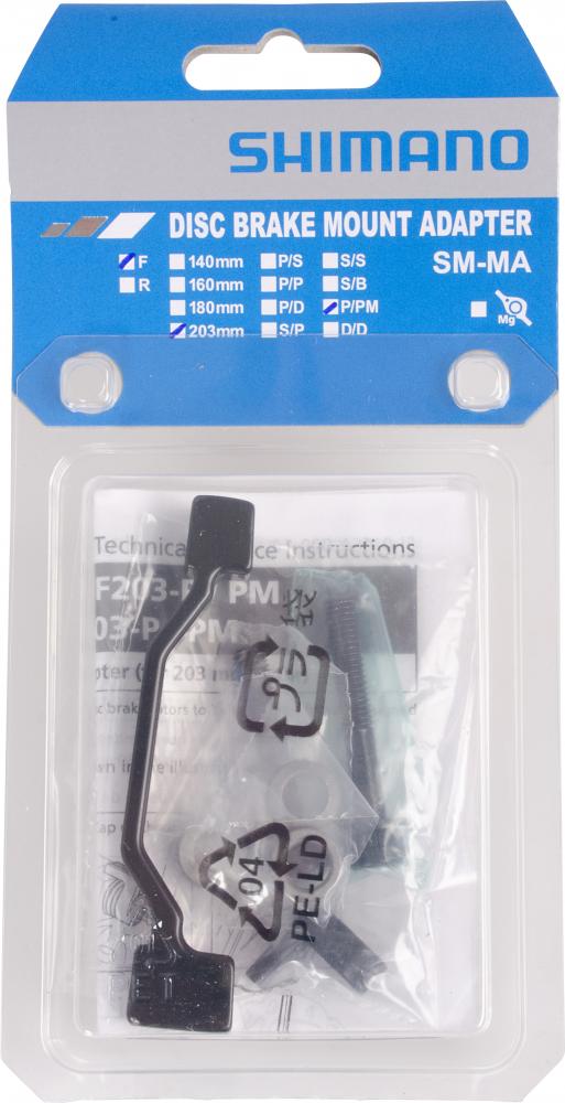 Scheibenbremsadapter Vorne O. Hinten Pm Pm 180 203 Mm - Postmount Auf Postmount