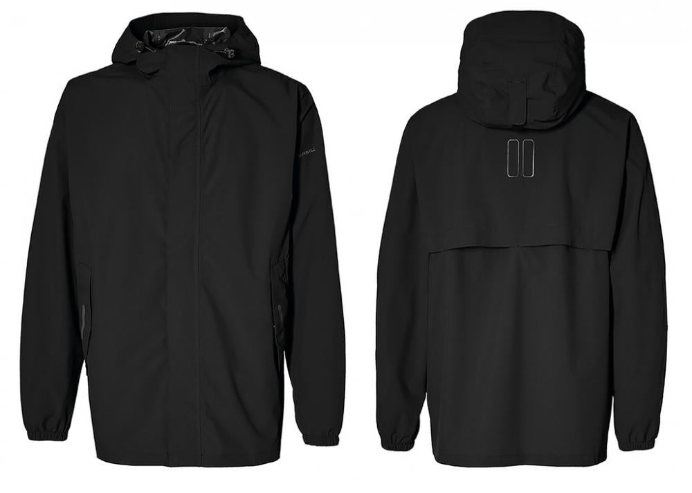 Fahrrad Regenjacke Hoga Unisex Jet Black Verschiedene Größen - Größe: L