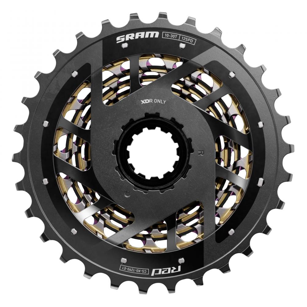 SRAM Kassette XG-1290 E1 10-33T rainbow - leichte High-End-Kassette mit großer Bandbreite