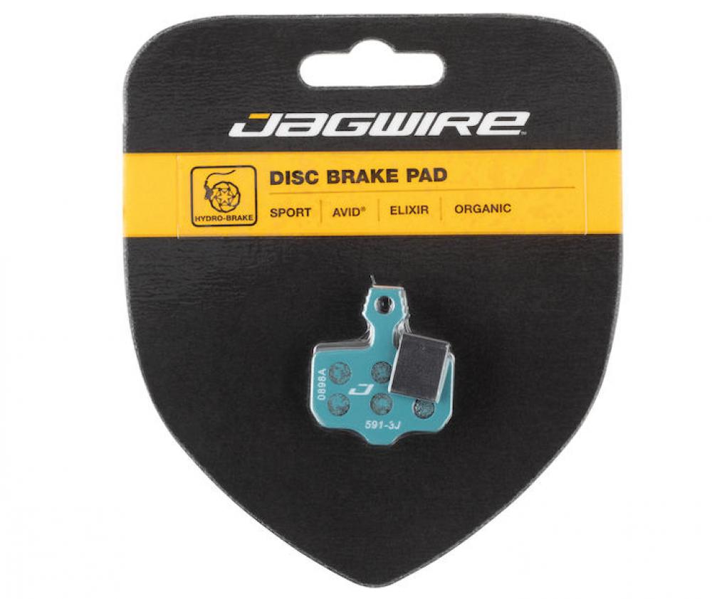 Jagwire Disc Sport Organic Bremsbeläge für SRAM/Avid - Geräuscharme Scheibenbremsbeläge mit neuer Harzmischung