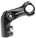 Ergotec Ahead Vorbau Octopus 50 schwarz, 31,8 mm x 90 mm, winkelverstellbarer Fahrradvorbau für Ahead-Steuersätze.