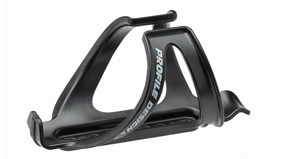 Profile Design Axis Kage Flaschenhalter schwarz, leichter Kunststoff, sicherer Halt, kompatibel mit verschiedenen Flaschengrößen, ideal für Triathlon und Rennrad