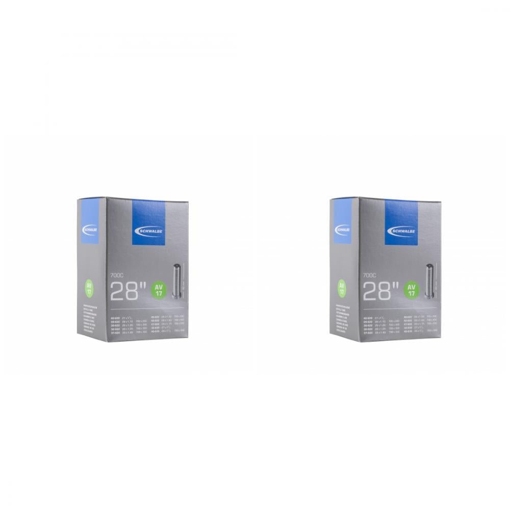Schwalbe 2x Schlauch AV17 28x1.10-1.75" (28/47-622/635) 28 Zoll AV 40mm"