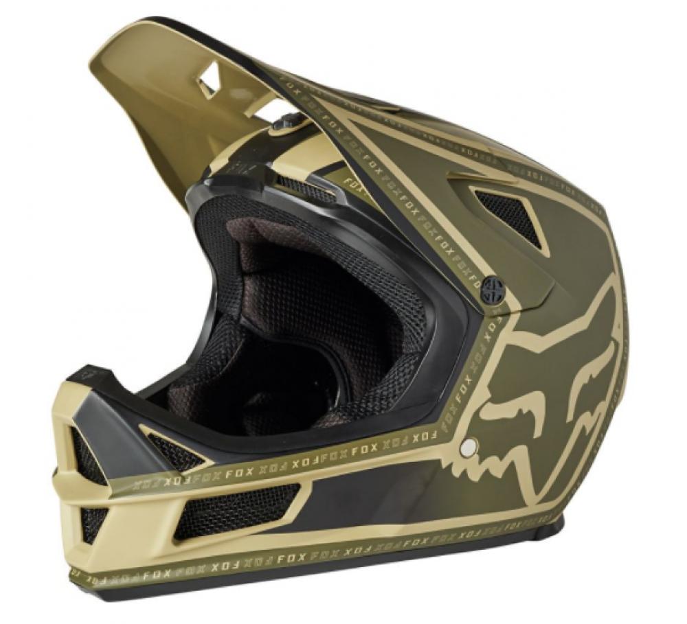 FOX Helm RAMPAGE COMP CALI CE CPSC Full Face Schutz Helm beige M