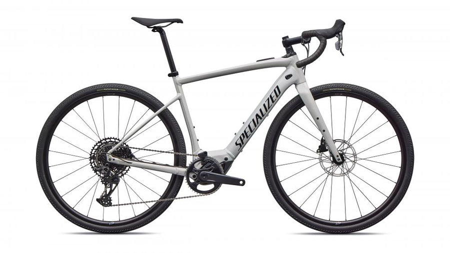 SPECIALIZED Turbo Creo 2 Comp E5 E-Gravelbike SRAM Apex Eagle Gloss Dolomite Metallic-Dark Navy Metallic Aluminiumrahmen Größe 56 cm - E-Cross Bike