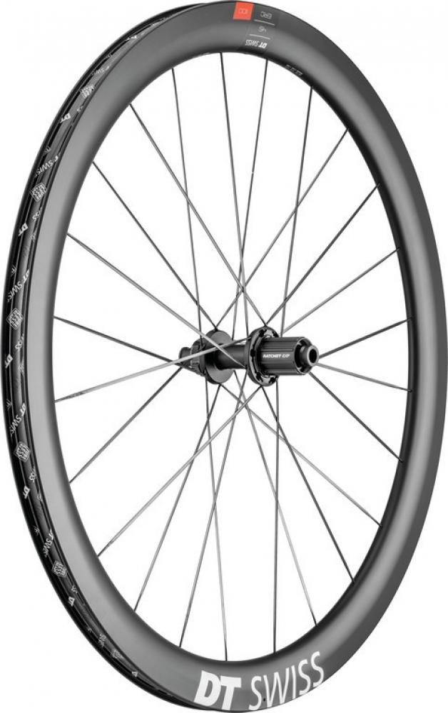 DT Swiss Laufrad ERC 1100 DICUT Disc 622 x 45 mm Schwarz - aerodynamisches Carbon-Laufrad