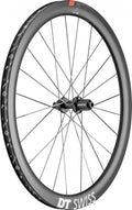 DT Swiss Laufrad ERC 1100 DICUT Disc 622x45mm schwarz, aerodynamisches Carbon-Laufrad.