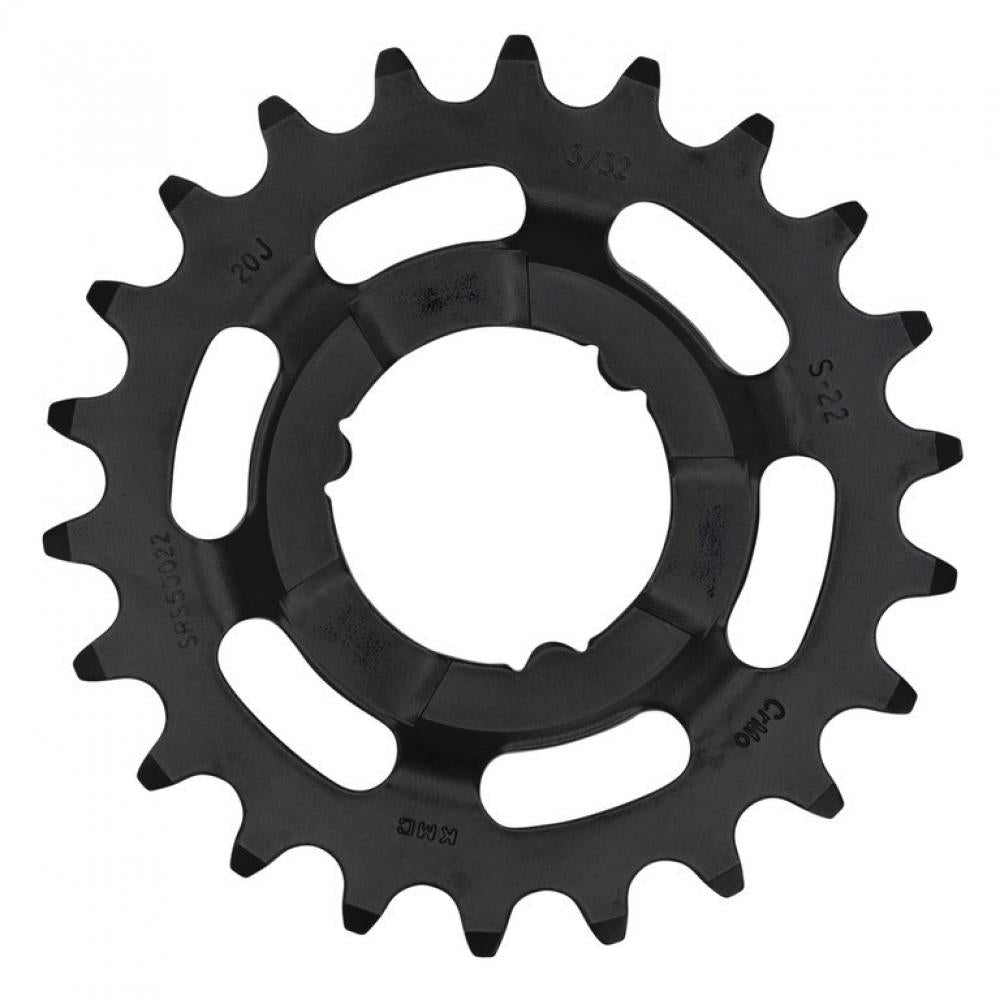 KMC Ritzel E-Bike 22 Zähne schwarz - Hochleistungs-Antriebsritzel für E-MTB und Pedelec