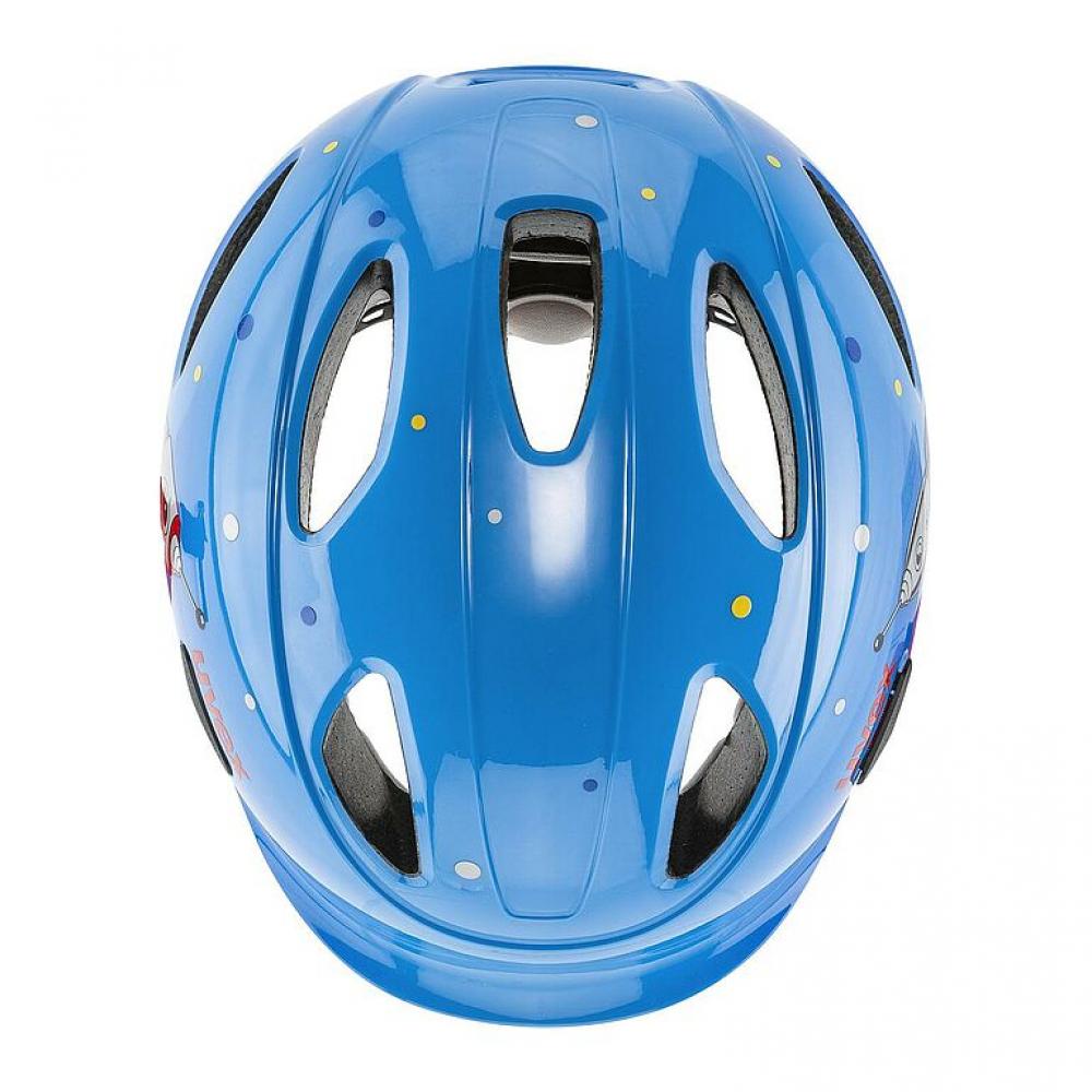 uvex oyo style Kinder-Fahrradhelm blue rocket 45-50 Zentimeter - Baby Bear Polsterung, xTRA Shield, KID PROtect, EN 1078, 230 Gramm