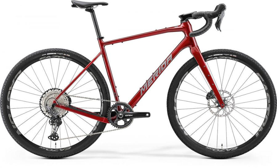 Merida SILEX 700 II1 XS rot/grau-rot - vielseitiges Gravelbike für Abenteuer und Alltag