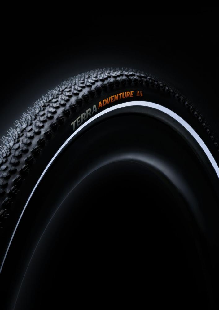 Continental Faltreifen Terra Adventure Trail Grip Reifen 28 Zoll 45-622 TL-Ready E-25 Faltreifen schwarz graphit-reflex
