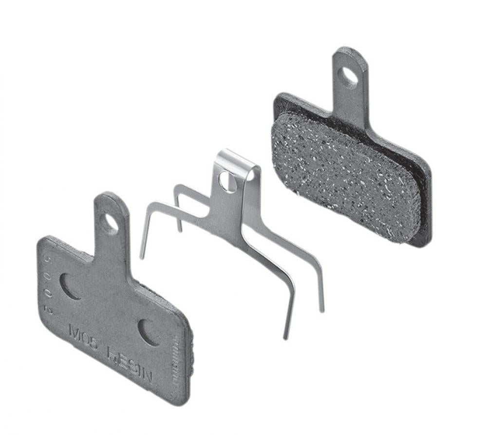 Shimano Scheibenbremsbeläge M05 Resin organisch - leise Bremsleistung für Shimano BR-M515 & C601