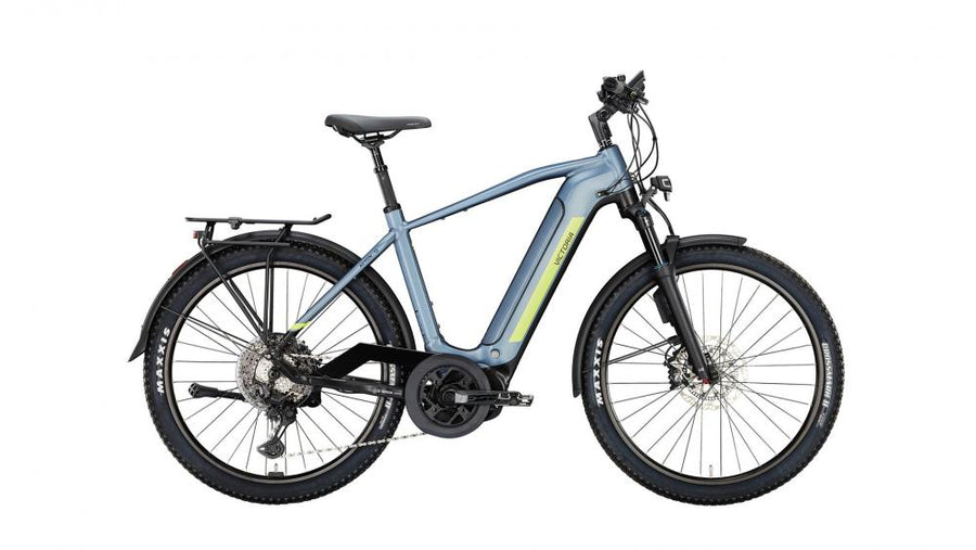 VICTORIA Elektro-SUV "AVYON 12" (#1), Diamant, 27,5", smokey silver, 1x11-Gang SHIMANO "Deore XT", 53cm