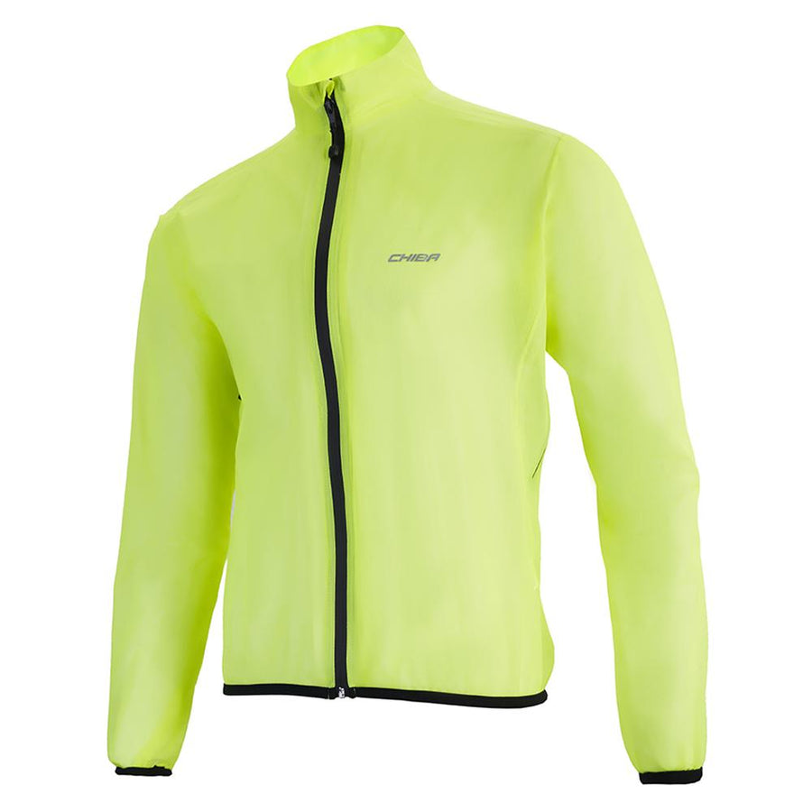 CHIBA Race Performance Jacke - wasserdicht, winddicht, atmungsaktiv, neongelb, XL