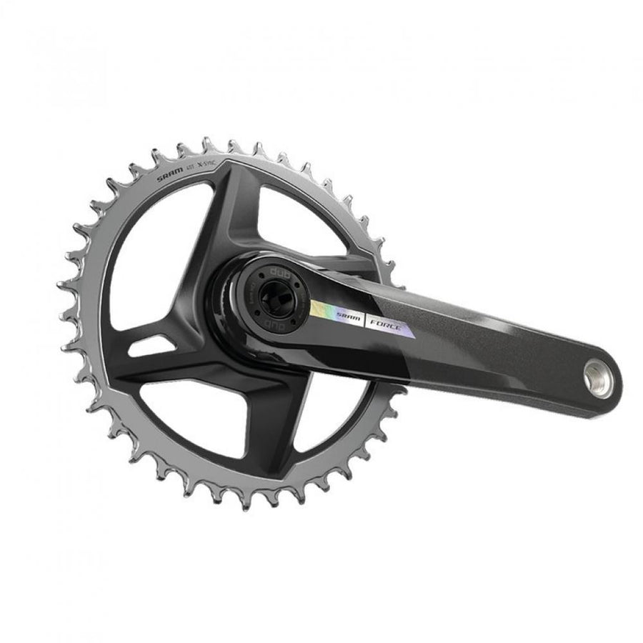 SRAM Force AXS Kurbelgarnitur 172,5 mm 40T 1x12 für Rennrad & Gravel, leichte Performance.
