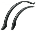 SKS Velo 65 Mountain Schutzblech-Set für 26 und 27,5 Zoll Fahrräder, robustes schwarzes Set für Mountainbikes.
