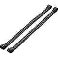 Zwei schwarze SHIMANO Mini-Power-Straps für SH-XM900 Fahrradschuhe Größe 45-46 auf weißem Hintergrund.